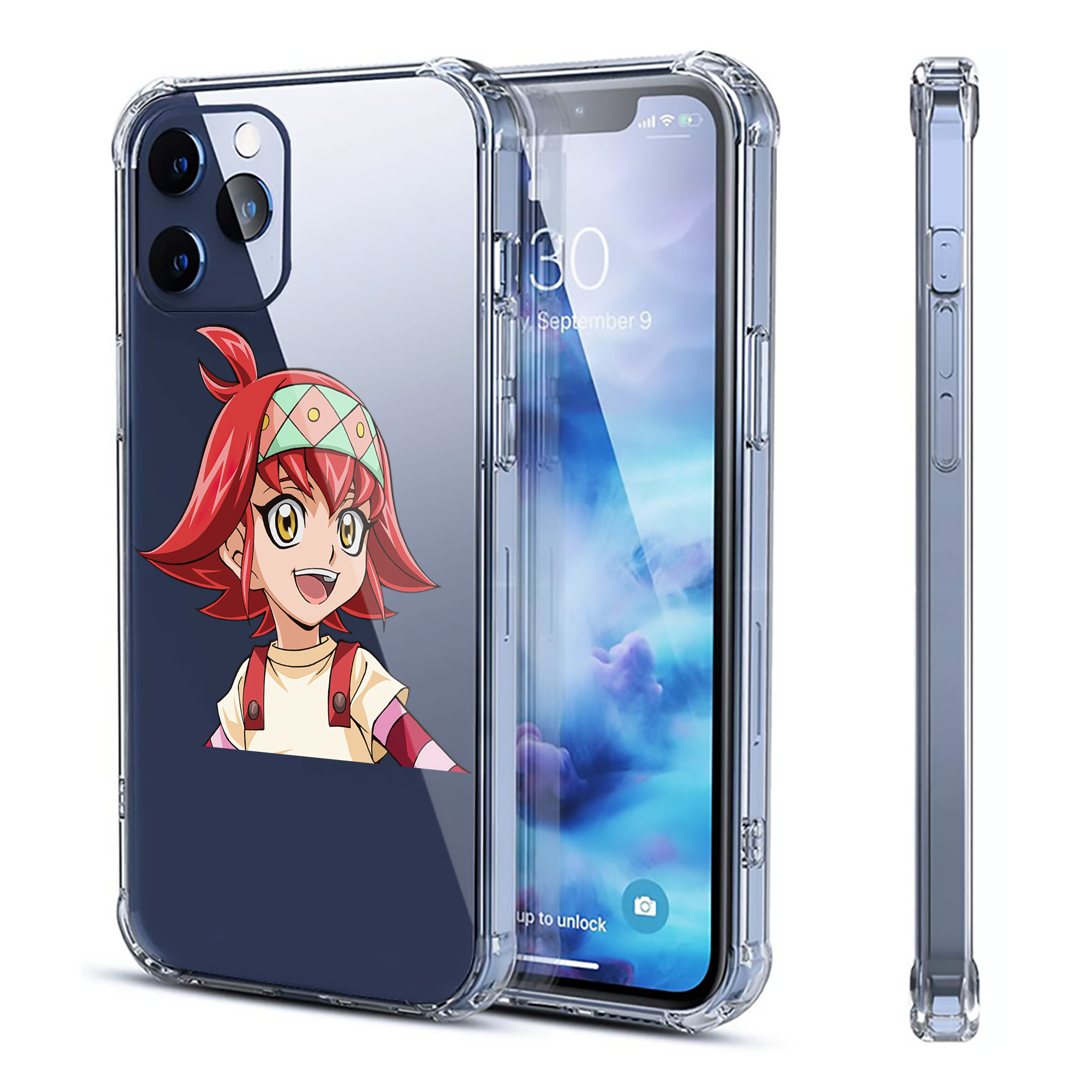 （画像用） 遊☆戯☆王 Yu-Gi-Oh! 【iPhone 12シリーズ対応】透明スマホケース（クリアソフトケース）
